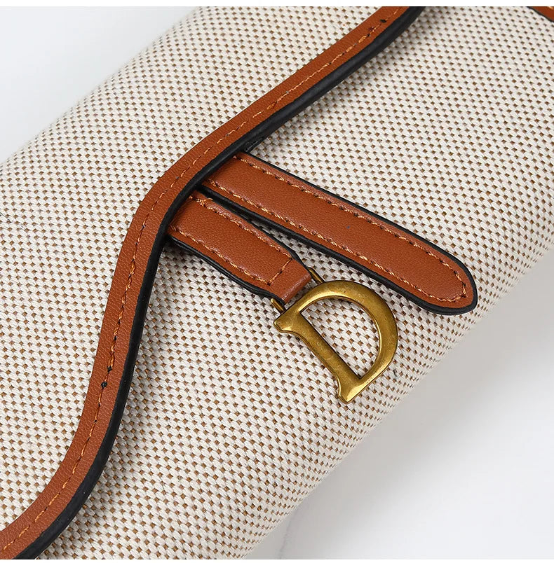 Portefeuille Femme Long Rétro Grande Capacité - Boucle D Multi-Cartes Trifold Sac Main Multifonction
