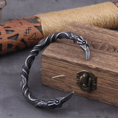 Bracelet Manchette Punk Homme – Alliage Zinc Style Viking, 8 Designs