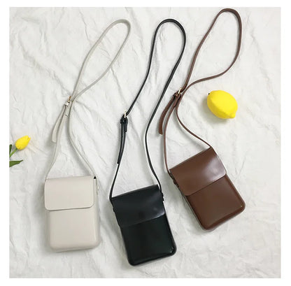 Mini Sac à Rabat en Cuir PU – Bandoulière & Crossbody Femme