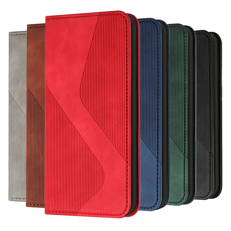 Coque Portefeuille Magnétique en Cuir PU – Xiaomi Redmi 10 & Note 10 Series
