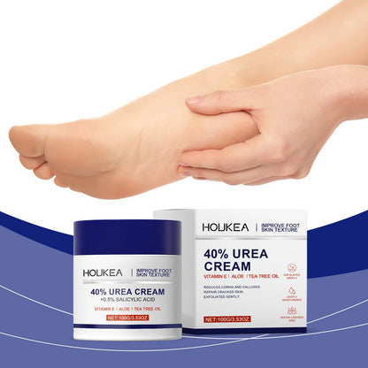 Crème Pieds Urée 40% + Acide Salicylique 0.5% 2pcs - Talons Fissurés Callosités Exfoliante Hydratante