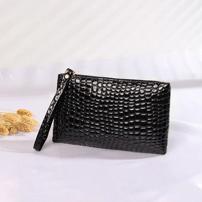 Portefeuille Femme Luxe avec Clip - Porte-Cartes Élégant pour Soirée