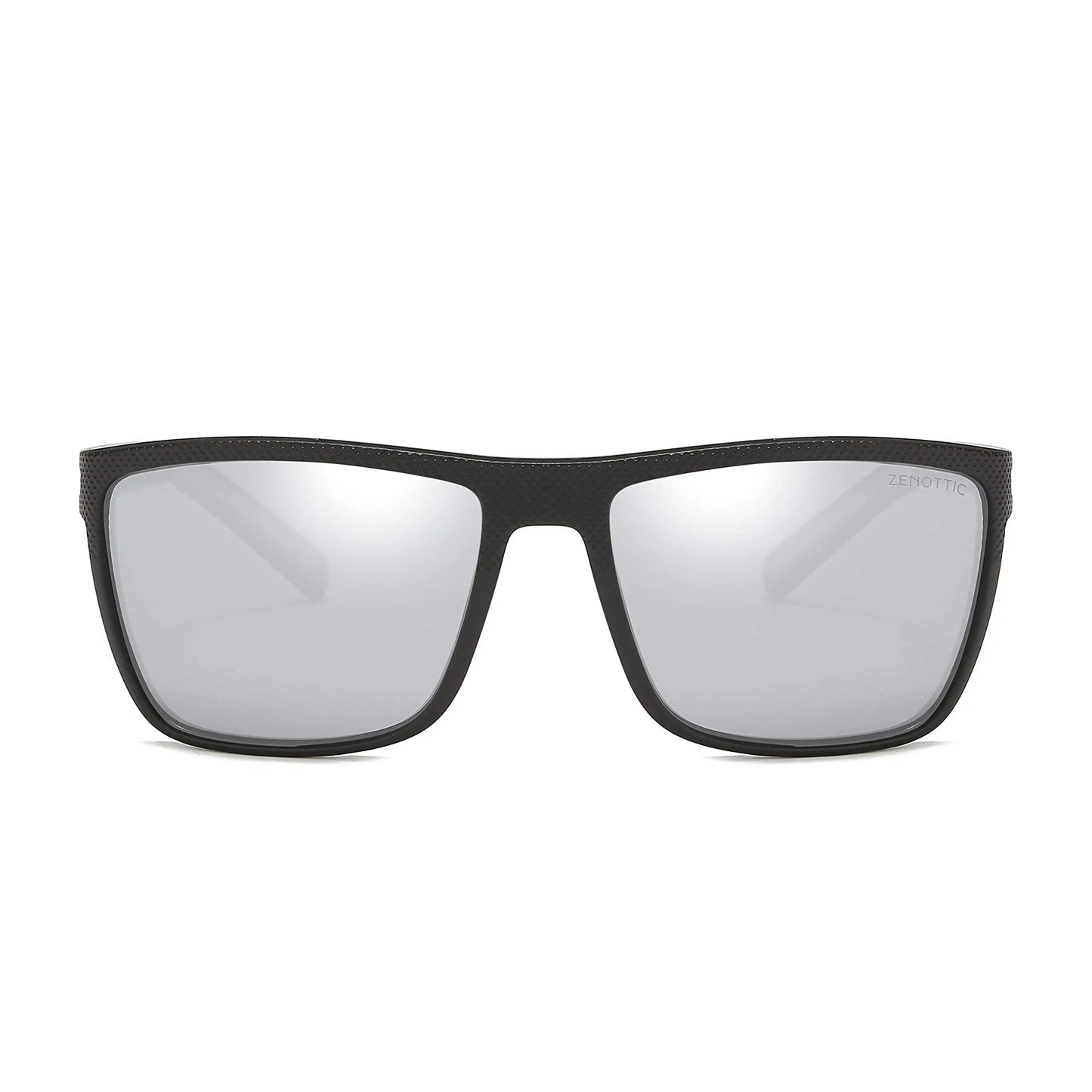 ZENOTTIC Lunettes de Soleil Polarisées Carrées — TR-90 Léger, UV400, Unisexe