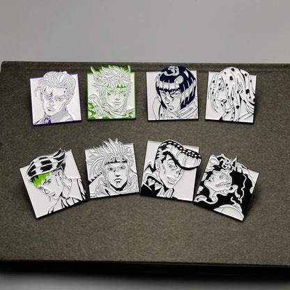 Pin's Émaillé JoJo's Bizarre Adventure – Broche Badge Métal Anime Japonais Fans