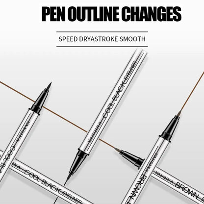 Eyeliner Liquide YANQINA – Waterproof 24H, Séchage Rapide & Anti-Bavures