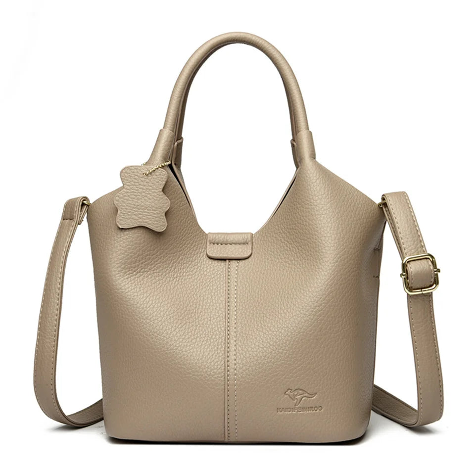 Sac à Main en Cuir Synthétique Vintage – Grande Capacité