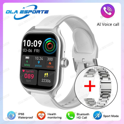 Montre Connectée 2026 Premium — Écran AMOLED 2,01", Appels Bluetooth, Unisexe