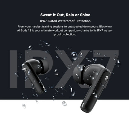 Écouteurs Sans Fil Blackview Airbuds 12 - TWS Bluetooth IPX7 Étanche Sport
