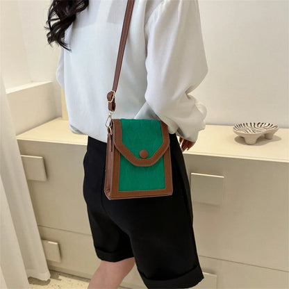 Sac Bandoulière Femme Téléphone - Mini Pochette Cuir PU Crossbody