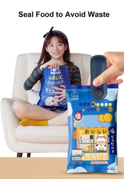 Mini Thermoscelleur Rechargeable pour Sacs Alimentaires – Portable & Magnétique