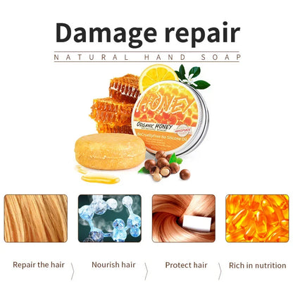Savon Shampooing au Miel Naturel - Anti-Pelliculaire Contrôle Sébum