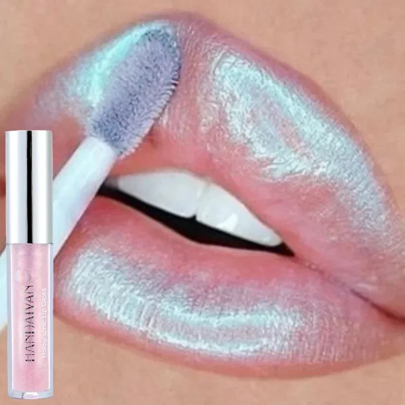 Gloss Holographique Sirène — Brillant Métallique Longue Tenue, 6 Teintes
