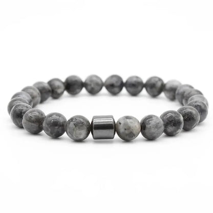 Bracelet Perles de Pierre Naturelle – Énergie & Style Unisexe