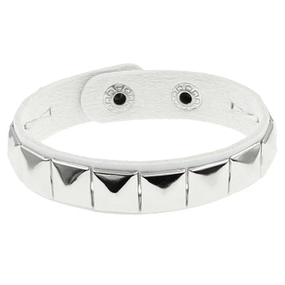 Bracelet Punk Clouté en Cuir — Manchette Gothique Unisexe