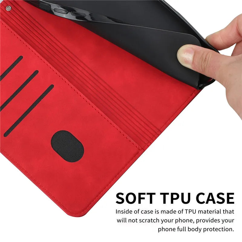 Coque Portefeuille Magnétique en Cuir PU – Xiaomi Redmi 10 & Note 10 Series
