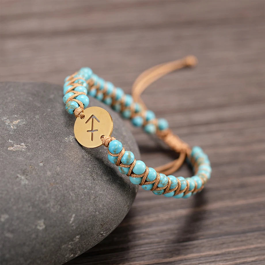Bracelet Wrap Quartz Rose Cuir – Pierre Naturelle Bohème Multicouche