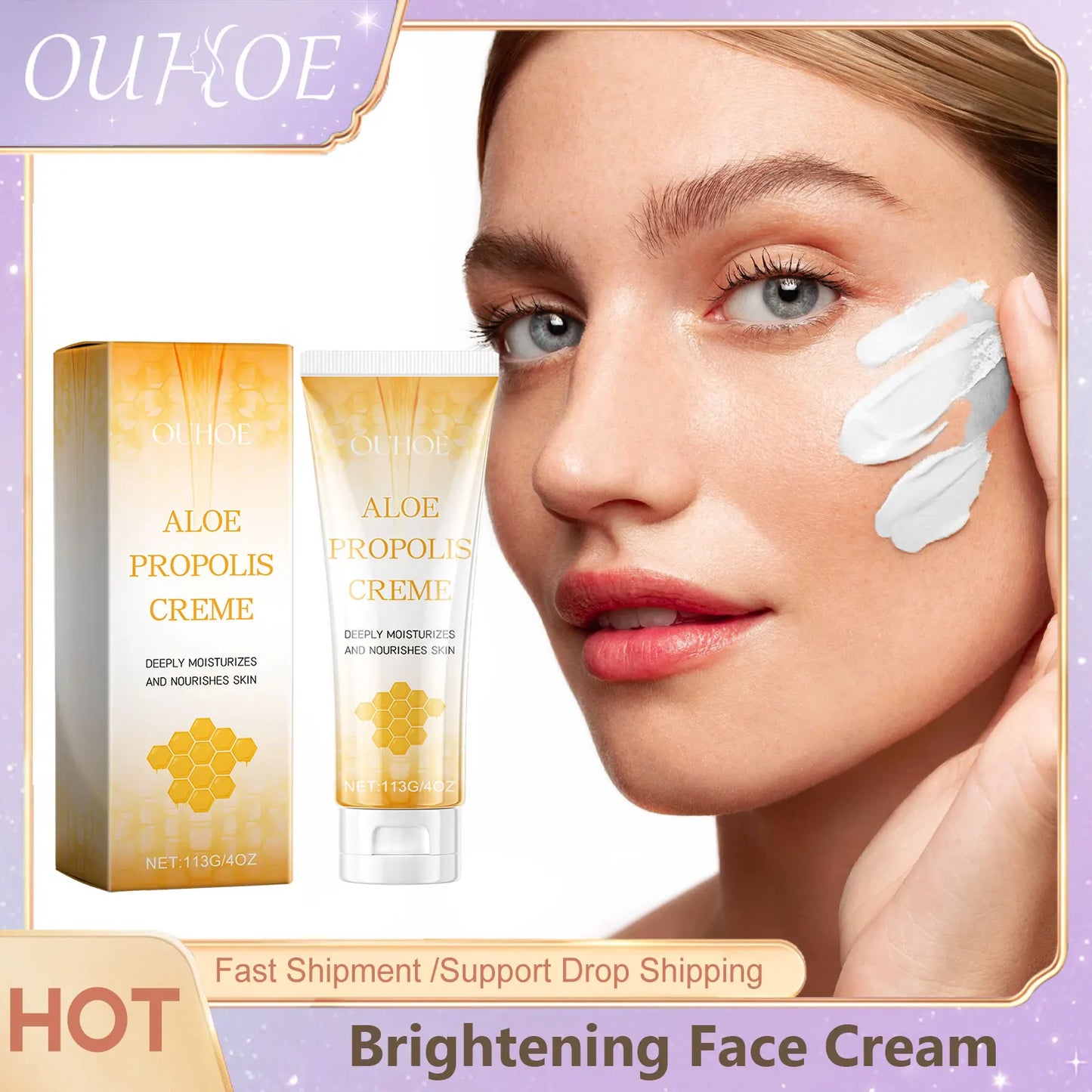 Crème Visage Hydratante Nourrissante 2x113g - Anti-Taches Antioxydante Apaisante Éclaircissante Rajeunissement
