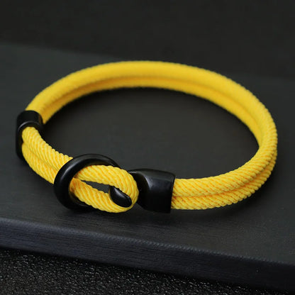 Bracelet Nautique en Corde Tressée pour Homme - Style Milan