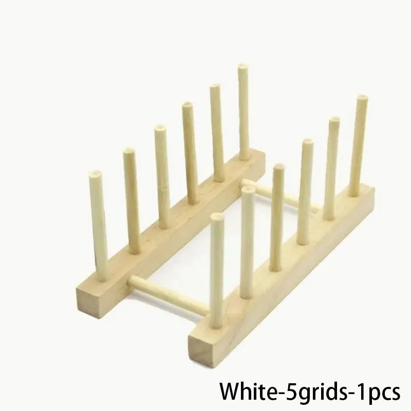 Égouttoir à Vaisselle en Bois - Support Multifonction pour Assiettes et Tasses