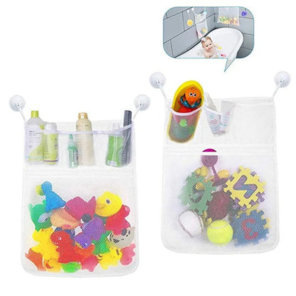 Sac Rangement Filet Jouets Bain Bébé Enfant - Organisateur Mural Ventouses 45x32cm 2026