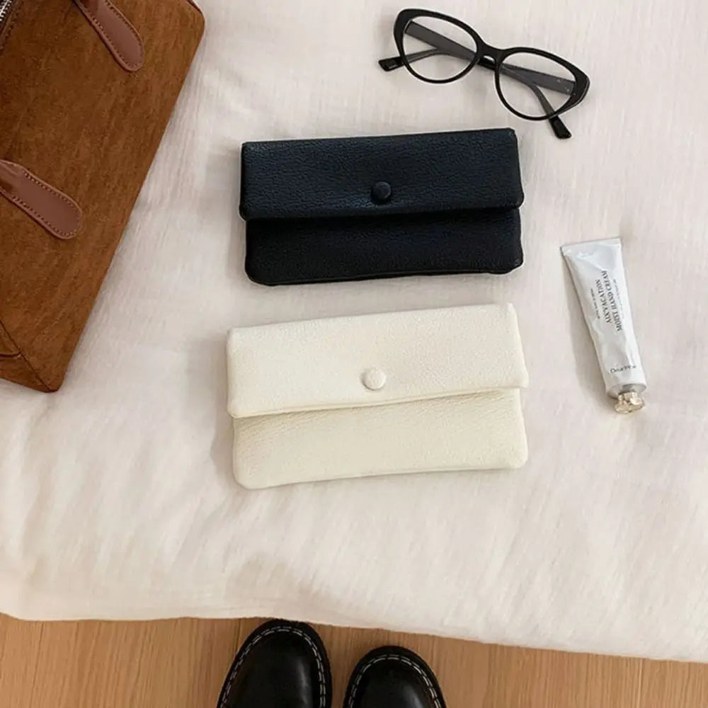 Portefeuille Long Femme Enveloppe Cuir PU - Clutch Fermeture Éclair Multi-Fonctions
