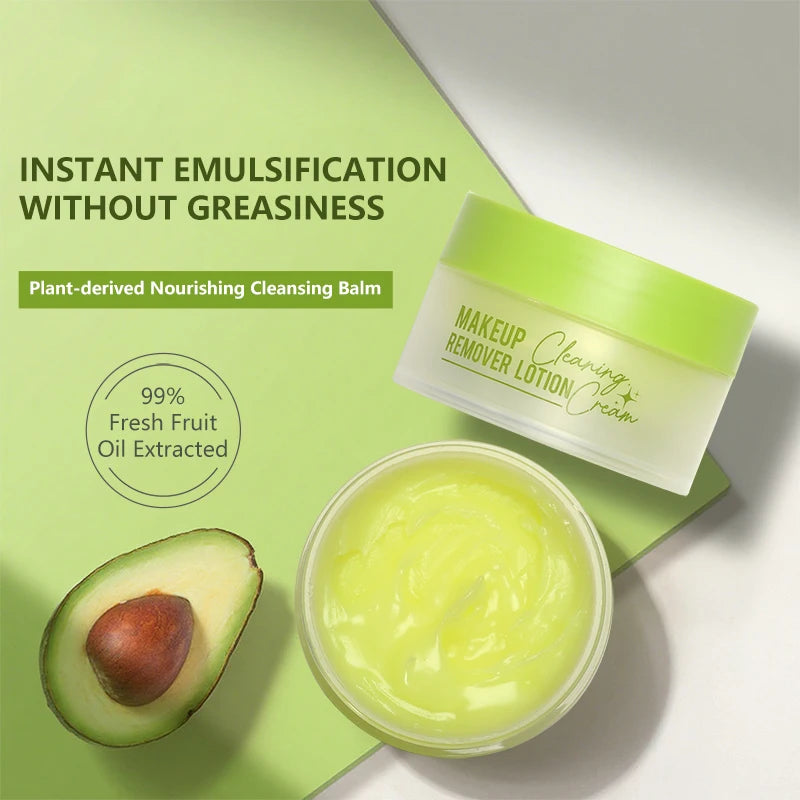 Baume Démaquillant Rafraîchissant Non-Gras - Maquillage Léger Intense Hydratant Nettoyant Visage Beauté