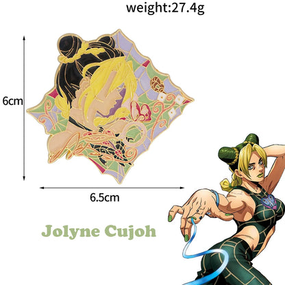 Pin's Émaillé Coccinelle Bleue JoJo's Bizarre Adventure Giorno Giovanna – Badge Broche Anime Fans