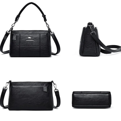 Sac à Main Femme Cuir Véritable Luxe 2025 - Crossbody Designer Premium
