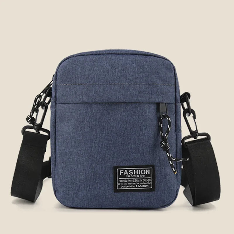 Mini Sac Baguette Bandoulière en Oxford – Unisexe