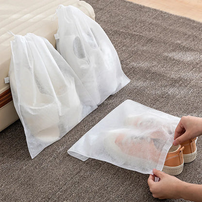 Pochettes à Chaussures en Tissu Non-Tissé – Lot de 10 ou 20 pcs