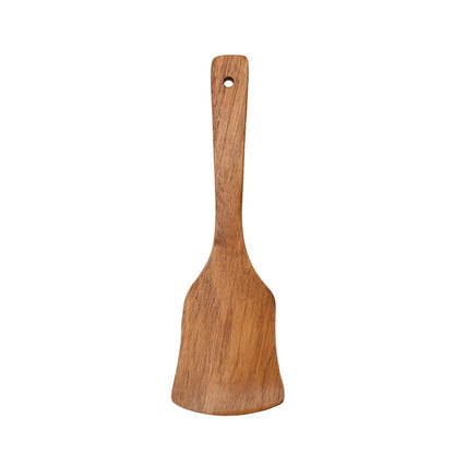 Ustensiles de Cuisine en Bois Naturel - Cuillères et Spatules Écologiques