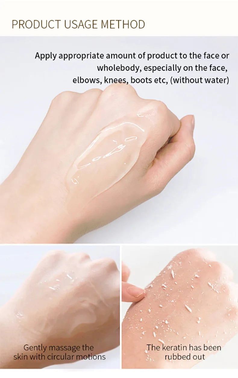 Gel Exfoliant Facial Hydratant - Éclaircissant Nourrissant Crème Visage Soin Beauté Peau Douce Lumineuse