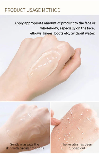 Gel Exfoliant Facial Hydratant - Éclaircissant Nourrissant Crème Visage Soin Beauté Peau Douce Lumineuse