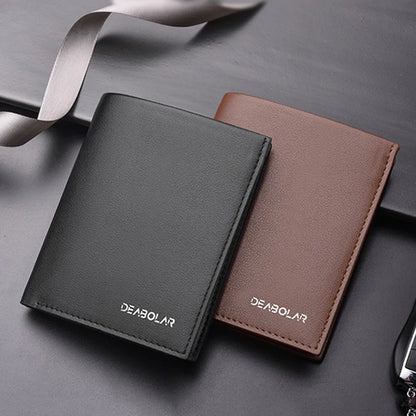 Portefeuille Homme Cuir - Porte-Cartes Compact avec Porte-Monnaie