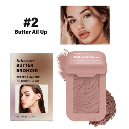 Crème Bronzante Contouring Butter - Palette Maquillage Naturel Texture Soyeuse Longue Tenue Sculptant