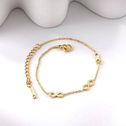 Bracelet Acier Inoxydable Plaqué Or – Pendentifs Tendance Haut de Gamme