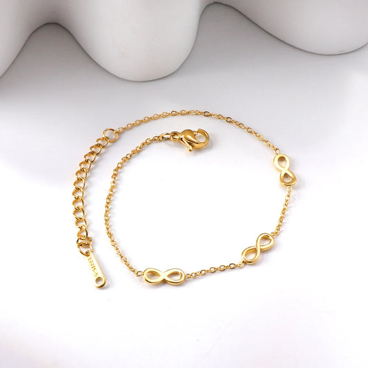 Bracelet Acier Inoxydable Plaqué Or – Pendentifs Tendance Haut de Gamme
