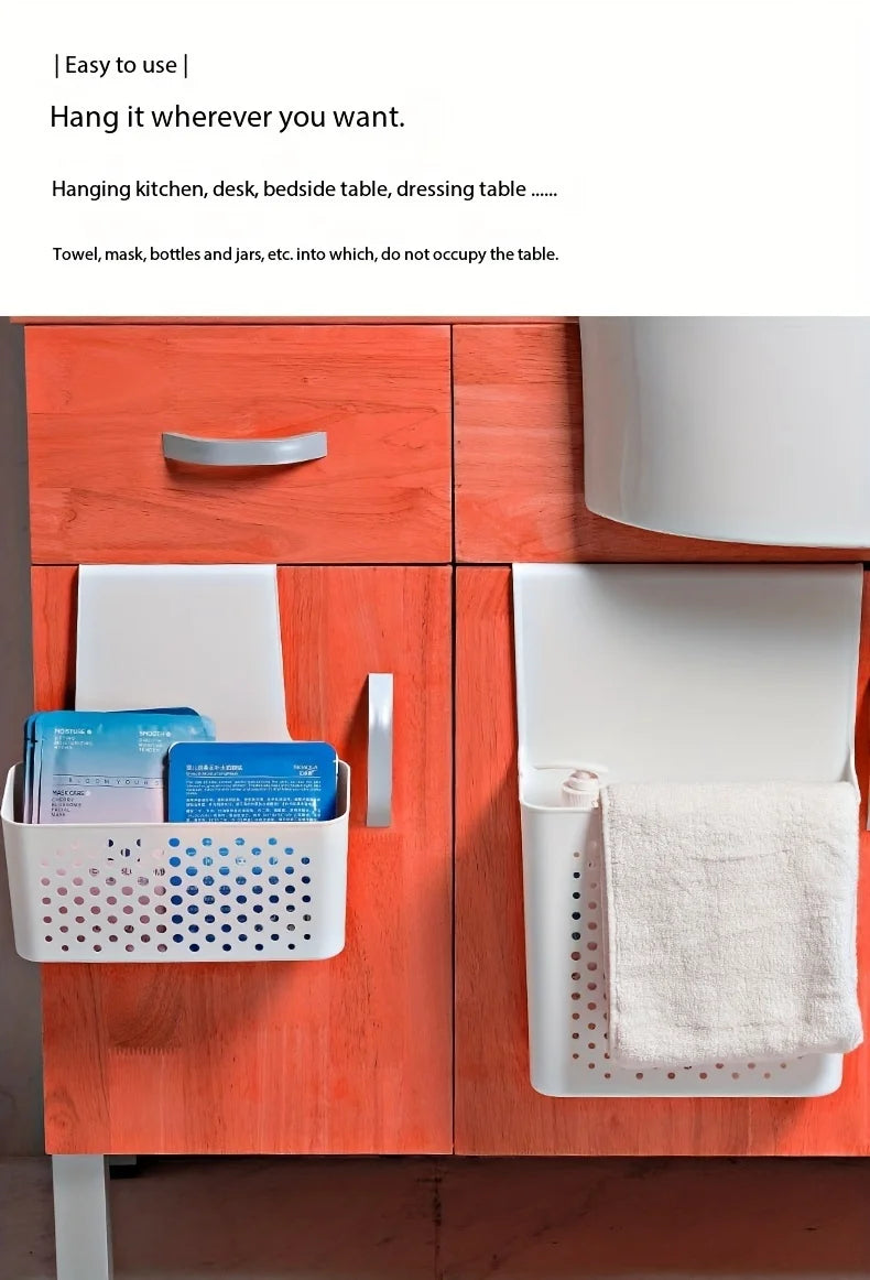 Organisateur de Porte d'Armoire de Cuisine - Panier de Rangement Suspendu Multifonction