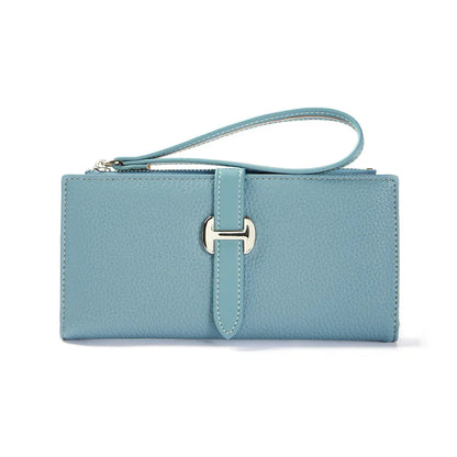 Portefeuille Femme Élégant Grande Capacité - Porte-Cartes Multi-Fentes Clutch