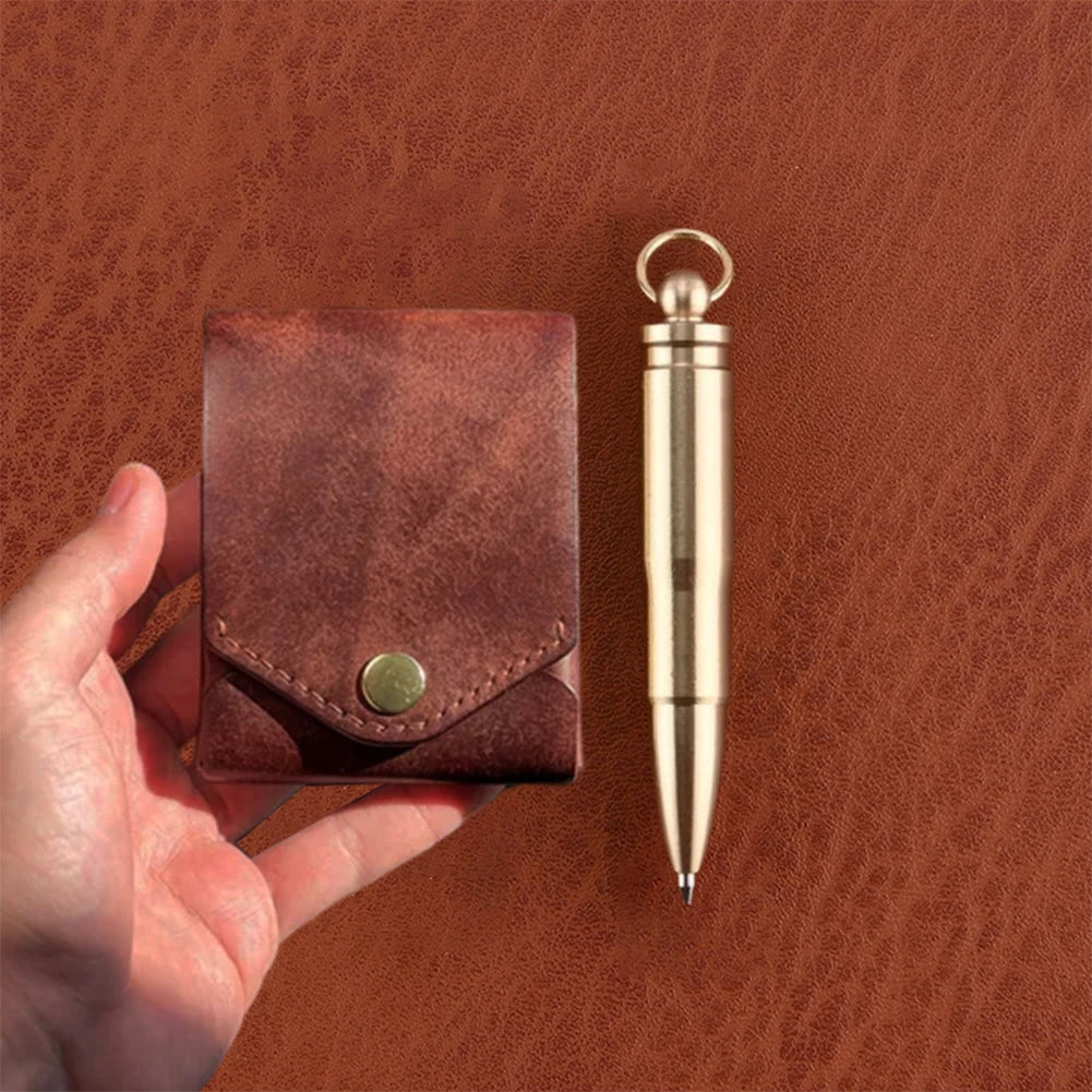 Portefeuille Compact Multifonction avec Emplacement Stylo - Porte-Carte Bifold Slim Cadeau Graduation