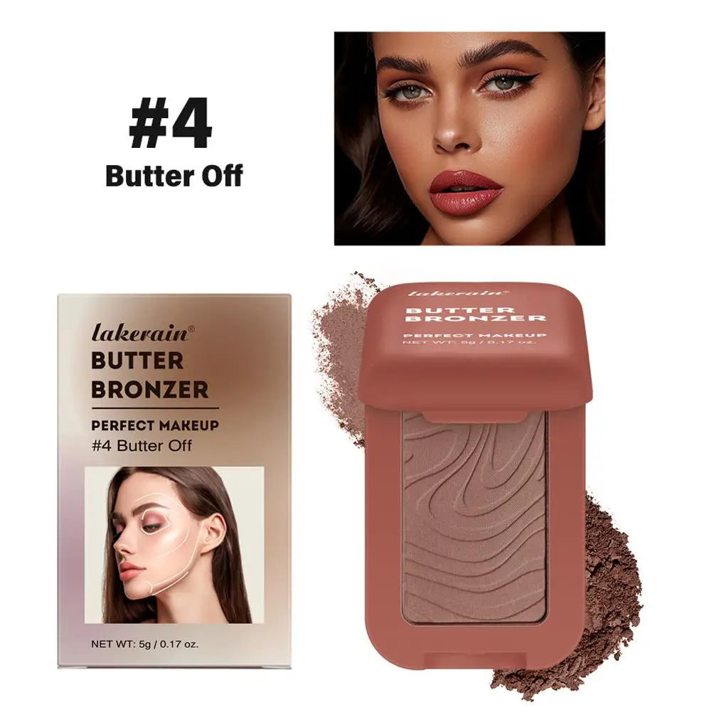 Crème Bronzante Contouring Butter - Palette Maquillage Naturel Texture Soyeuse Longue Tenue Sculptant