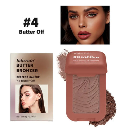 Crème Bronzante Contouring Butter - Palette Maquillage Naturel Texture Soyeuse Longue Tenue Sculptant