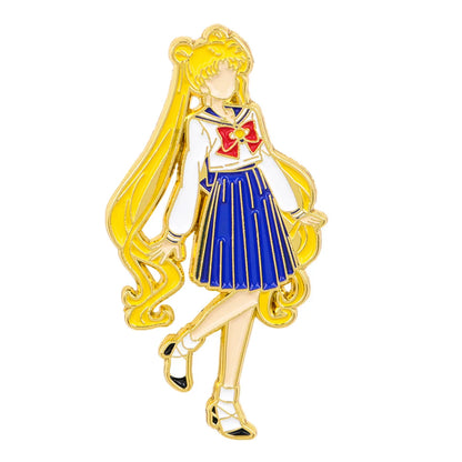 Pin's Émaillé Cartoon Anime Kawaii – Broche Badge Métal Femme Fille