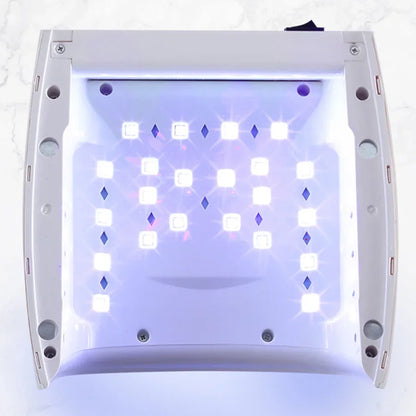 Lampe UV LED Ongles 66W Rechargeable Sans Fil - Séchoir Gel Polish Manucure Pédicure Portable