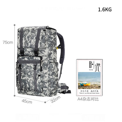 Sac à Dos Tactique Militaire 120L Imperméable Camouflage ACU - MOLLE Voyage Camping 2026