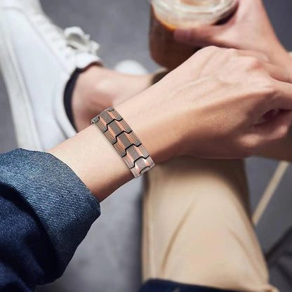 Bracelet Cuivre Pur Magnétique Énergie & Bien-être – Unisexe Cadeau