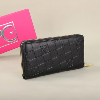 Portefeuille Femme Grande Capacité - Pochette Rectangulaire avec Zip pour Soirée