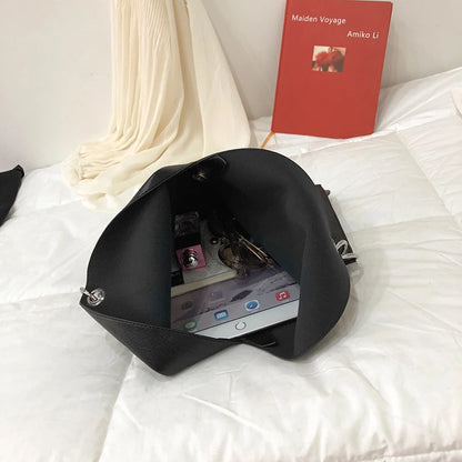 Sac à Main Femme Cuir Luxe Chaîne 2025 - Tote Designer Grande Capacité