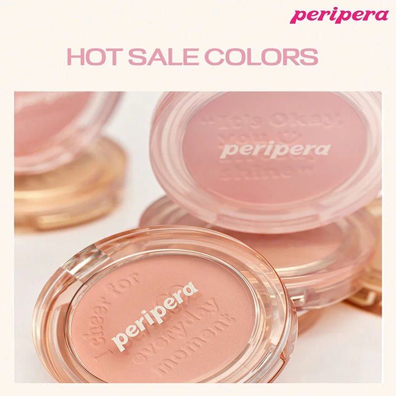 Blush K-Beauty Calm Pink - Poudre Mate Fine Joues Longue Tenue Non-Cakey Maquillage Nude Coréen