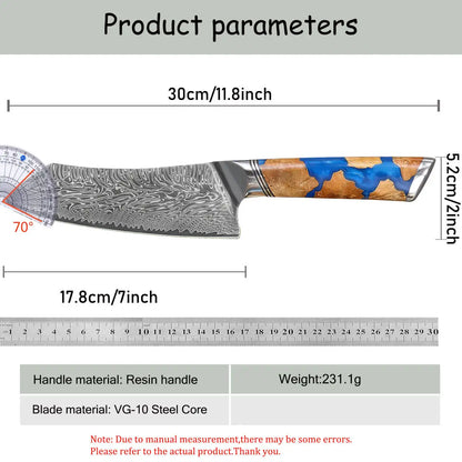 Couteau de Cuisine Professionnel Acier Inoxydable - Couperet Chef